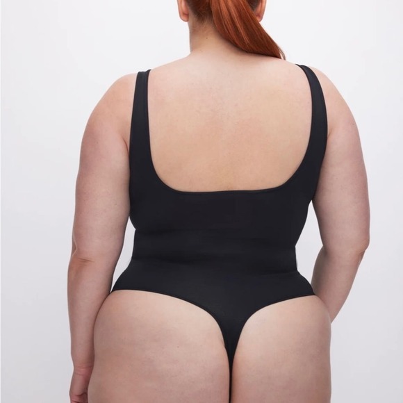 Good American Scuba Modern Tank Bodysuit NWT NEW Black Size 8 5X DD Plus Thong - Picture 8 of 14